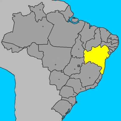 Bahia mapa Salvador
