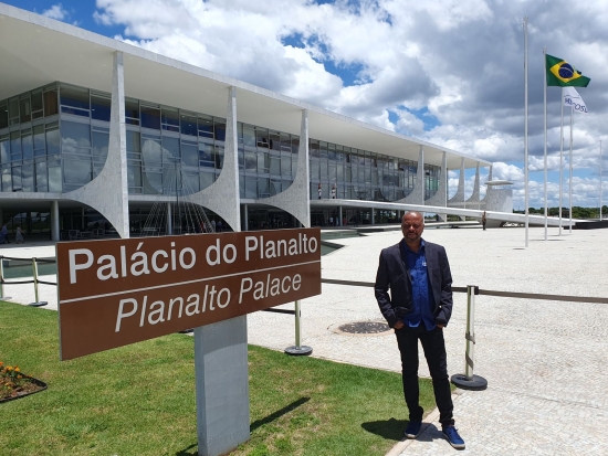 Geralcino Teixeira, no Palácio do Planalto, onde ocorreram algumas das Solenidades de Posses Ministeriais