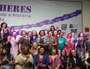 Celebração dos 30 anos da organização das mulheres na CUT-SP. 25/11/16.