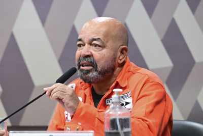 Antônio Carlos 'Bahia', Secretário de Saúde da CNQ (Geraldo Magela/Agência Senado)