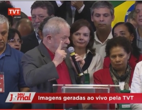 Coletiva com o ex-presidente Lula