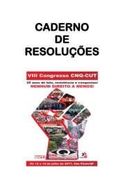 Resoluções VIII Congresso da CNQ-CUT