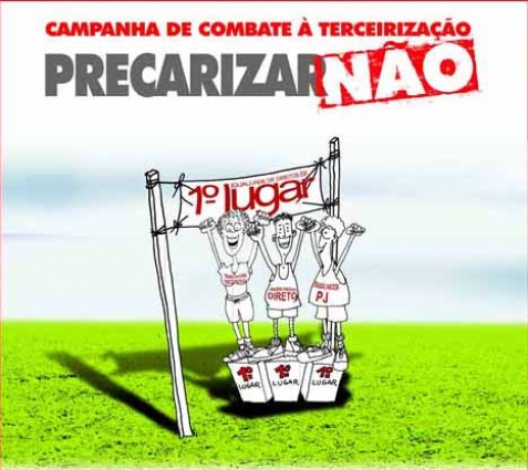 cartaz terceirizacao